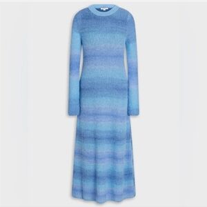 Vince Space-Dyed Open Knit Dress